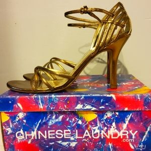 Chinese Laundry Heeled Strappy Sandals